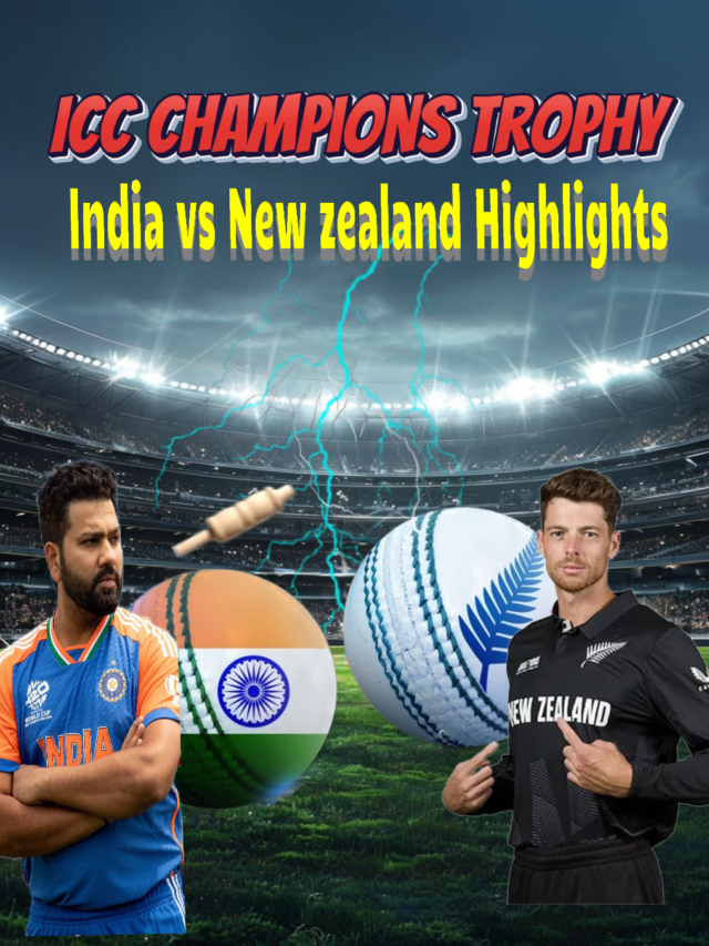 India vs New zealand highlights